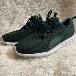 Puma Soft Foam Emerald Green Running Sneakers Mens Size 10